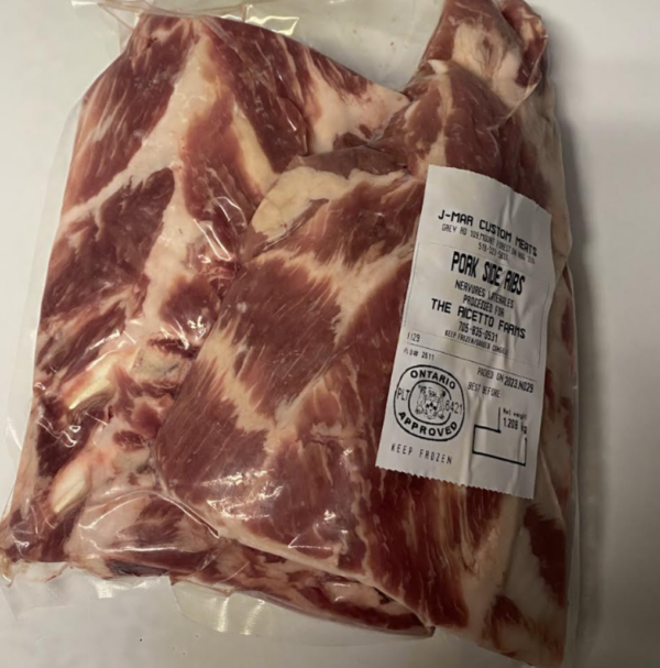 Pasture Raised Pork Spare Ribs, approx. 1-2lbs